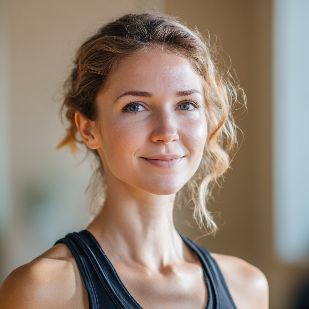 Група людей виконує йогу в студії